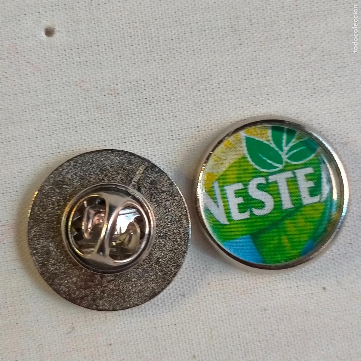 Collection pins: PIN REDONDO METAL - coleccion publicitarios refrescos nestea