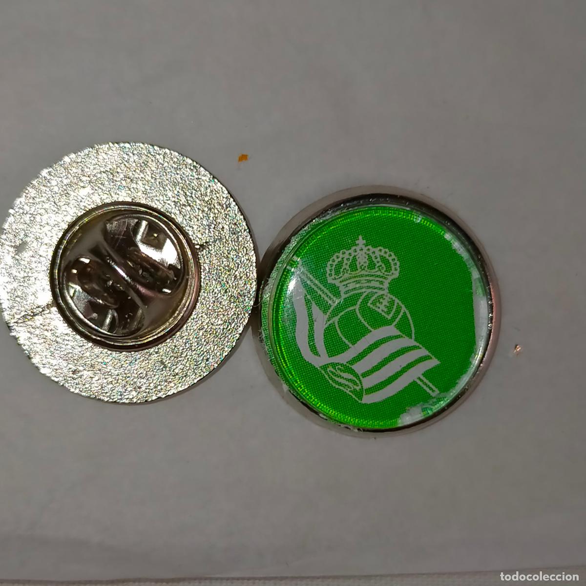 Pins de cole&ccedil;&atilde;o: pin redondo metal - f&uacute;tbol equipo escudo insignia emblema liga espa&ntilde;ola