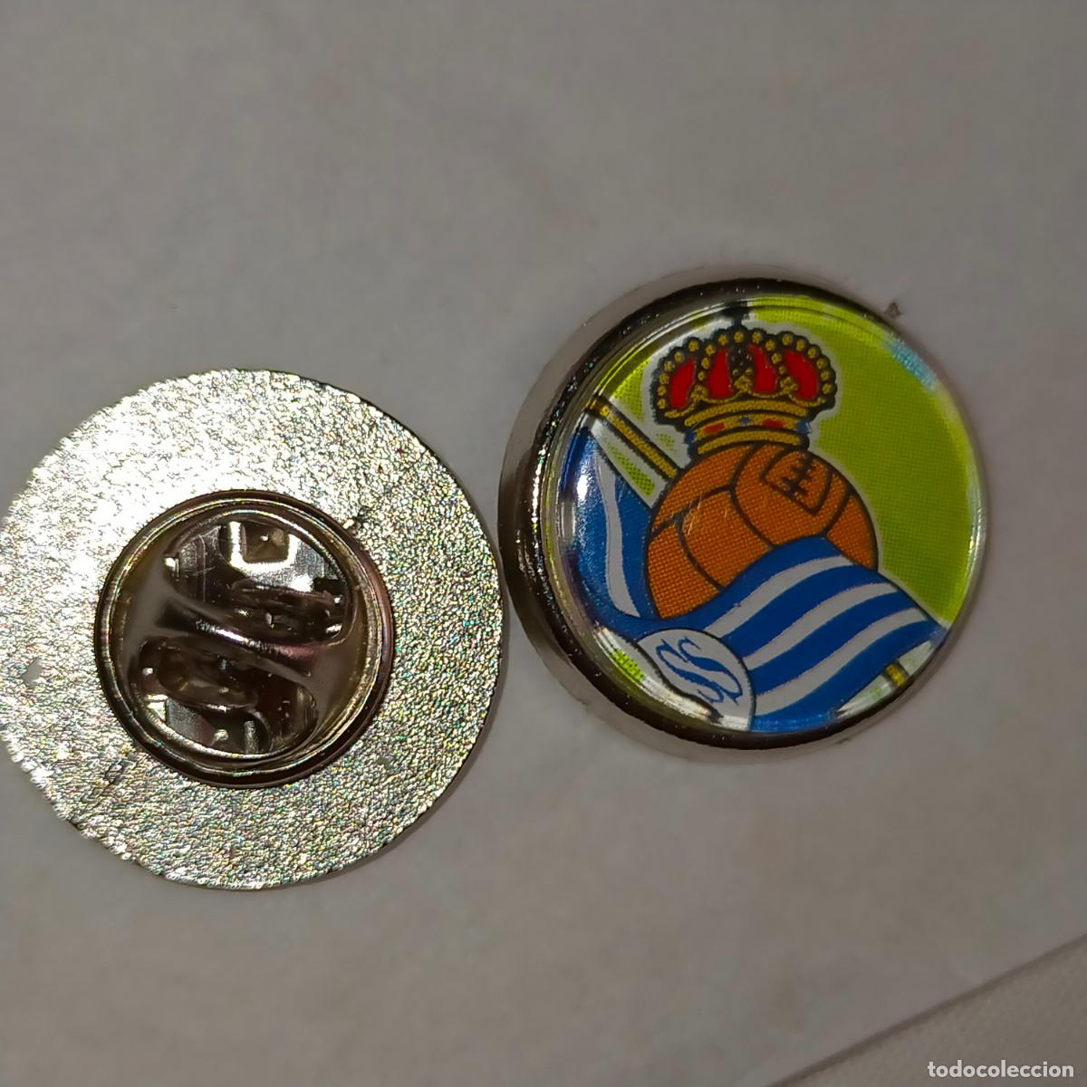 Sammlung von Pins: pin redondo metal - f&uacute;tbol equipo escudo insignia emblema liga espa&ntilde;ola