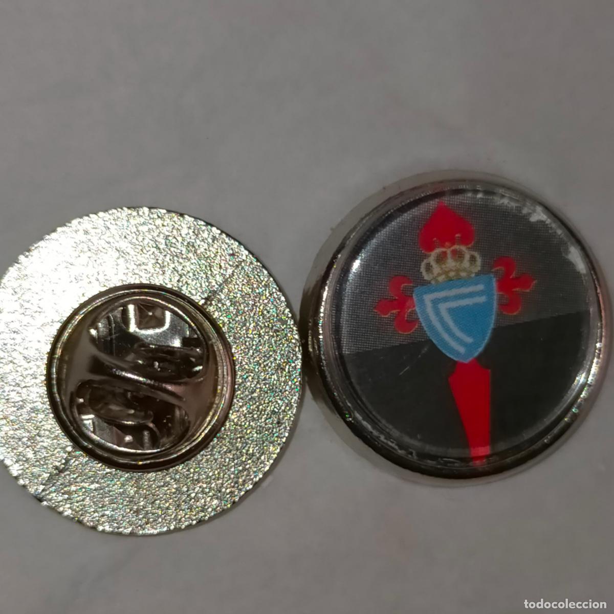 Pins de cole&ccedil;&atilde;o: pin redondo metal - f&uacute;tbol equipo escudo insignia emblema liga espa&ntilde;ola