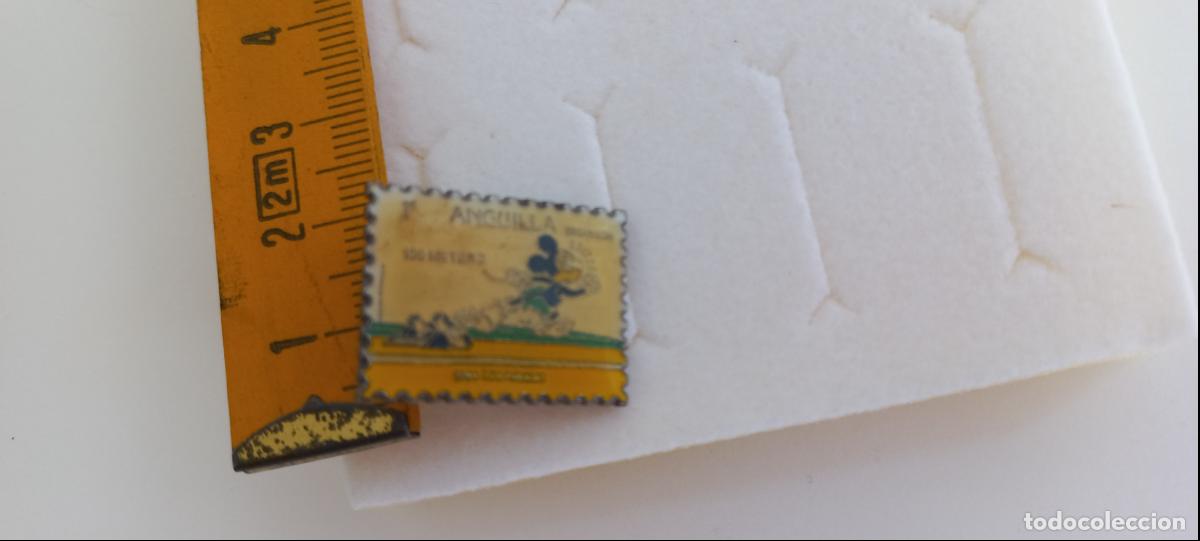 Pins de colecci&oacute;n: PIN SELLO DE ANGUILLA. MICKEY MOUSE, JJOO LOS ANGELES 1984 DECATHLON