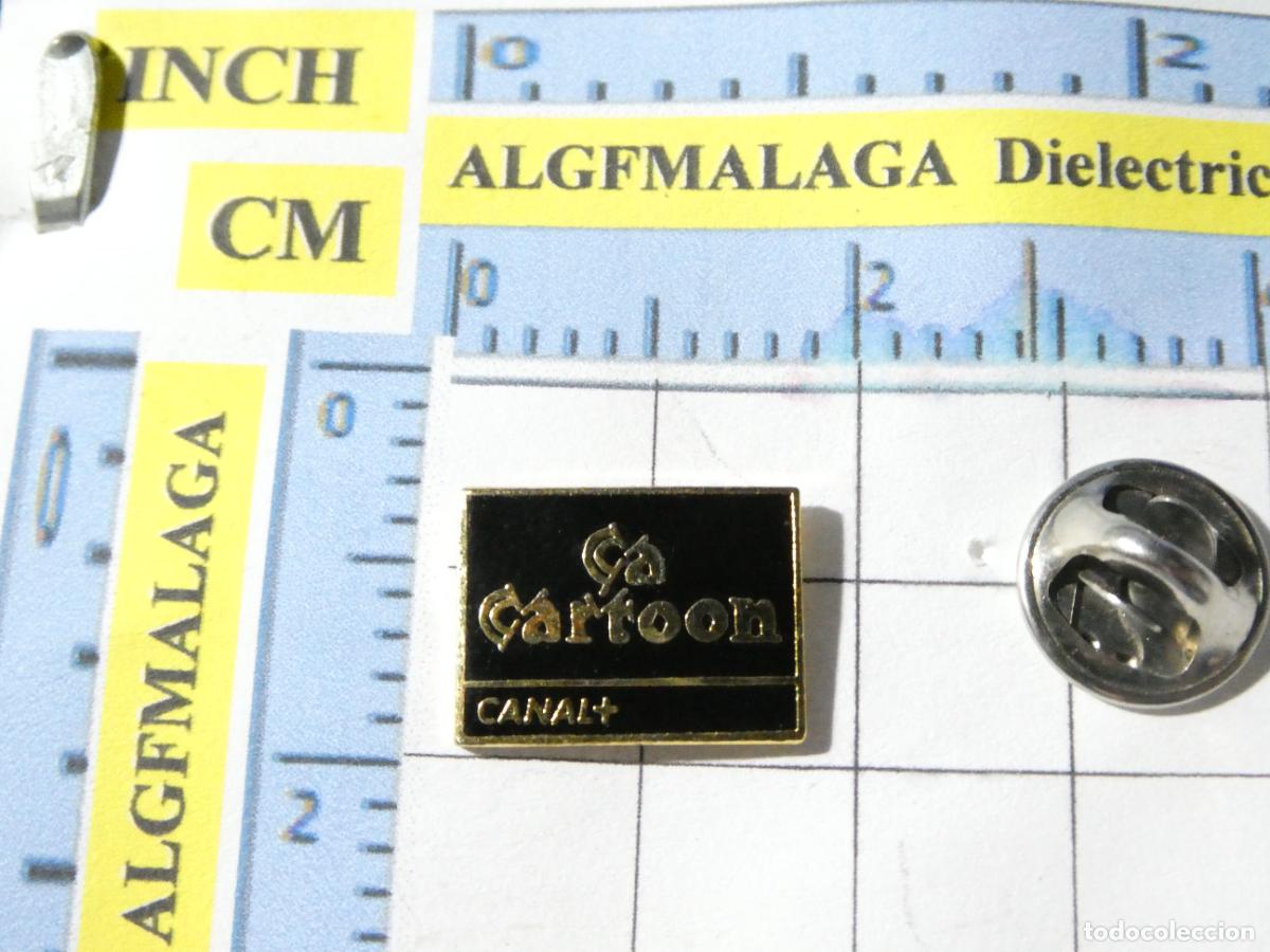 Pin's de collection: PIN DE RADIO TELEVISI&Oacute;N. CANAL PLUS &Ccedil;A CARTOON