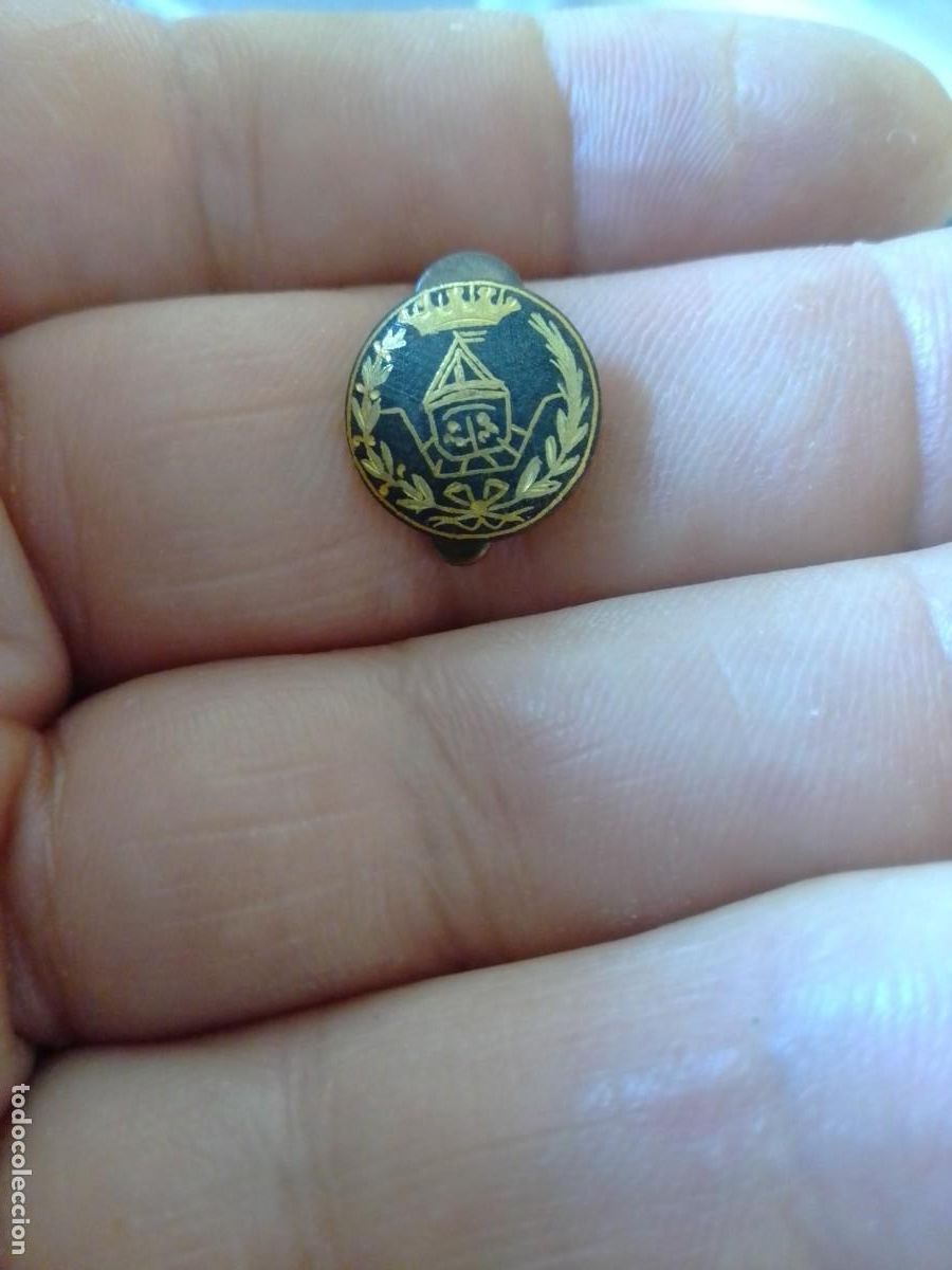 Pins de colecci&oacute;n: INSIGNIA INGENIERO NAVAL ORO TOLEDANO DAMASQUINADO PINS OJAL , MARINERO OCEANOGRAFICO MARITIMO