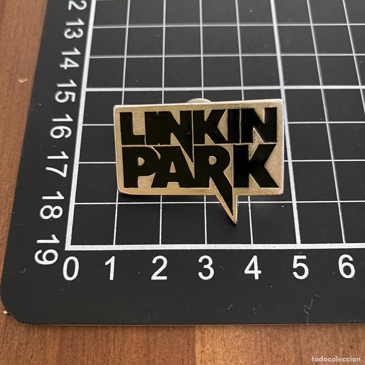 Collection pins: PIN LINKIN PARK METALICO ESMALTADO TAMA&Ntilde;O GRANDE NUEVO Y SIN USO