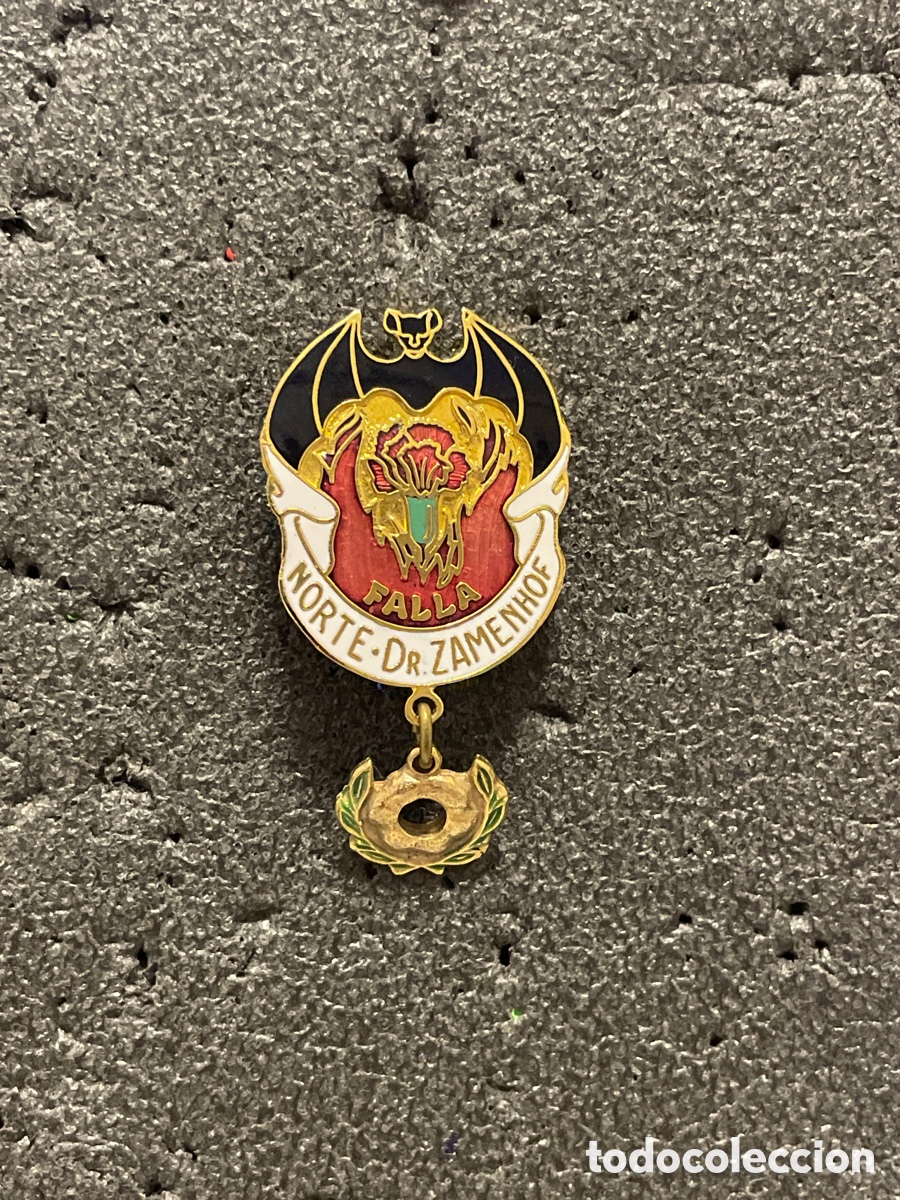 Pins de colecci&oacute;n: Insignia Falla 205 NORTE-DOCTOR ZAMENHOFF