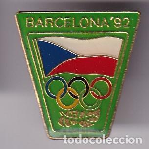Pins de colecci&oacute;n: PIN DEL COMITE OLIMPICO DE LA REPUBLICA CHECA DE LAS OLIMPIADAS DE BARCELONA 92 (OLYMPIC GAMES)