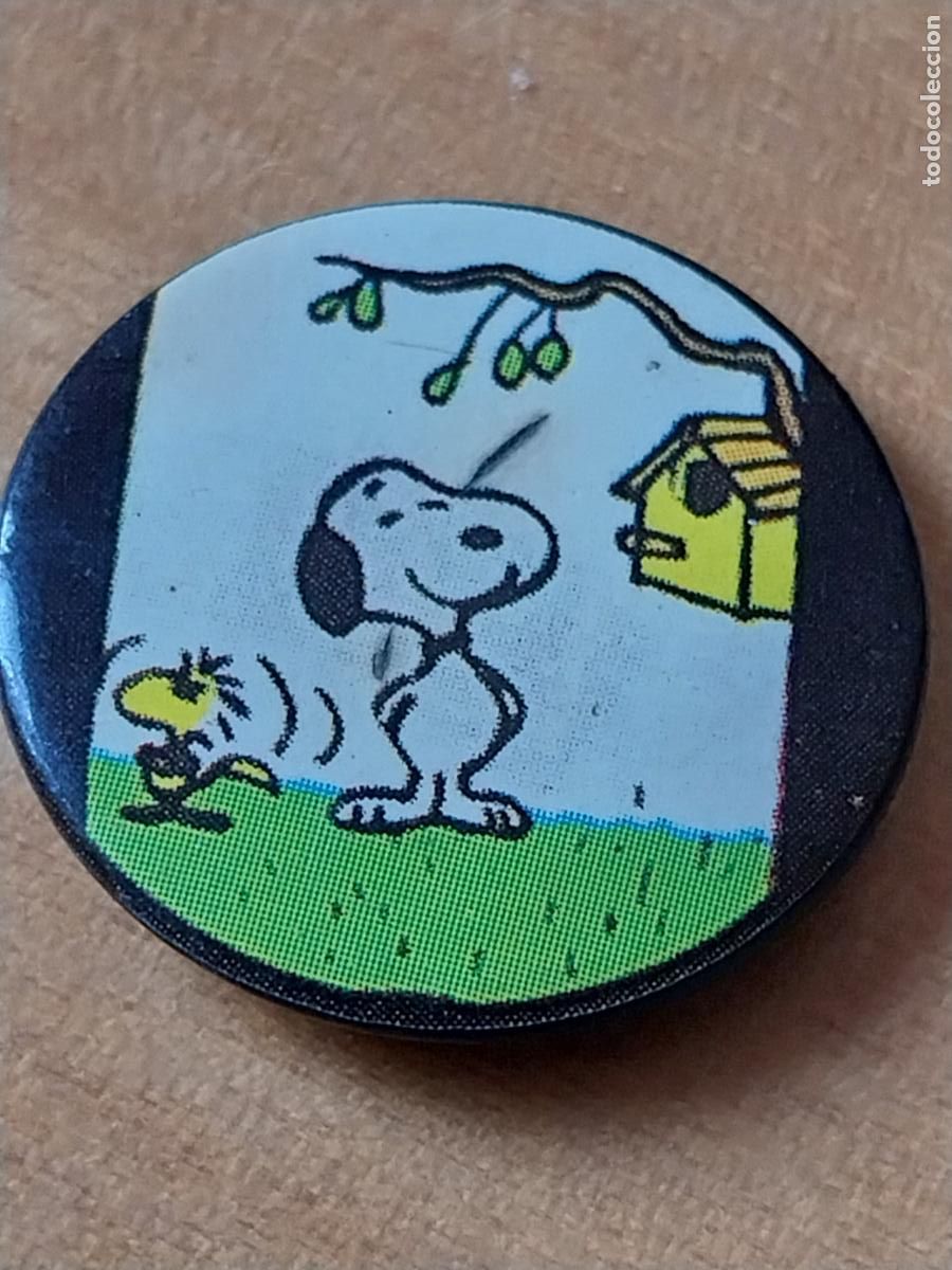 Pins de colecci&oacute;n: SNOOPY CASETA PAJARITO CHAPA ALFILER PIN A&Ntilde;OS 80 2,5CM
