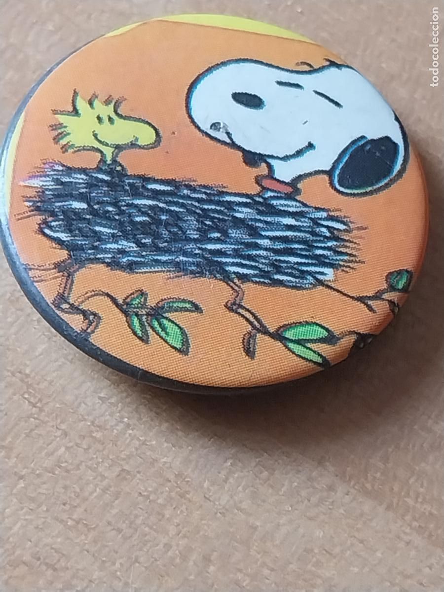 Pins de colecci&oacute;n: SNOOPY NIDO PAJARO CHAPA ALFILER PIN A&Ntilde;OS 80 2,5CM