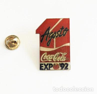 Pins de colecci&oacute;n: PIN COCA COLA 11 DE AGOSTO EXPO'92 SEVILLA - COCACOLA PUBLICIDAD EXPO 92 1992 EXPOSICI&Oacute;N UNIVERSAL