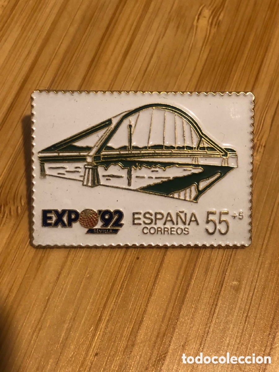 Collection pins: Pin metal sello Expo 92 Correos (L9)