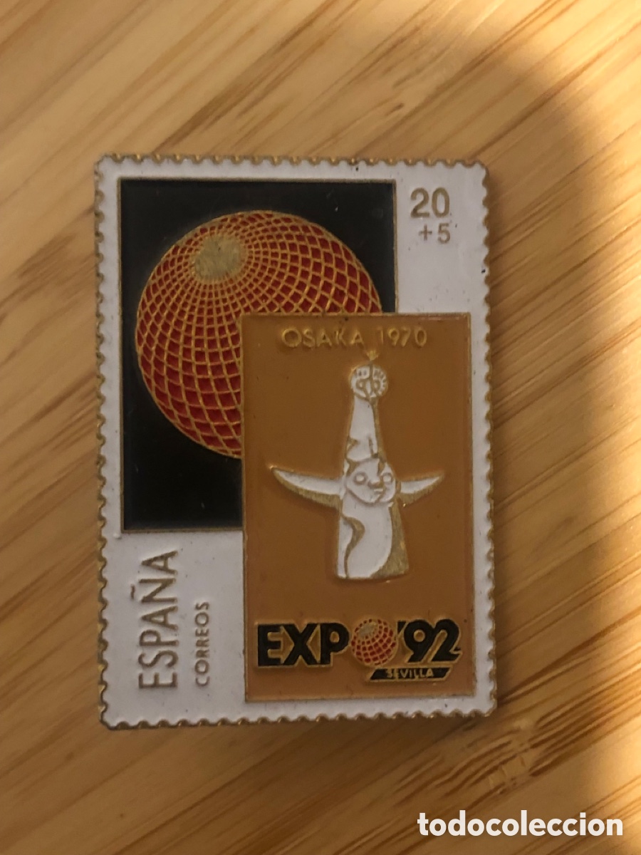 Collection pins: Pin metal sello Expo 92 Correos (L9)