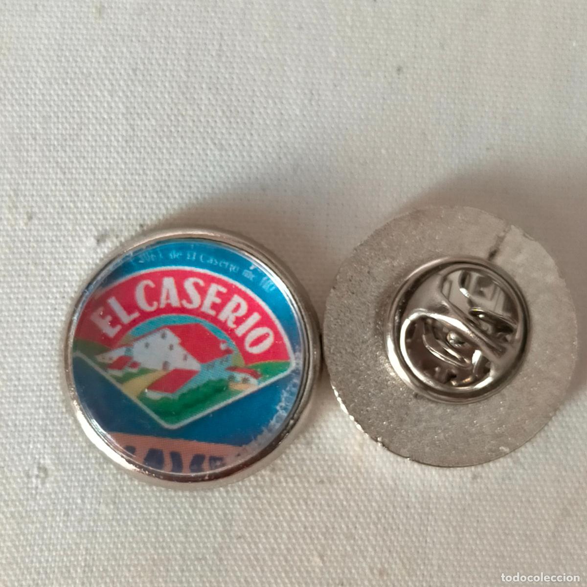 Pins de colecci&oacute;n: PIN REDONDO METAL - publicitario LACTEOS QUESO EL CASERIO ELCASERIO