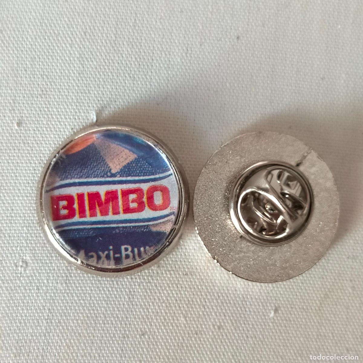 Sammlung von Pins: PIN REDONDO METAL - publicitario DULCES Y PAN DE MOLDE MARCA BIMBO