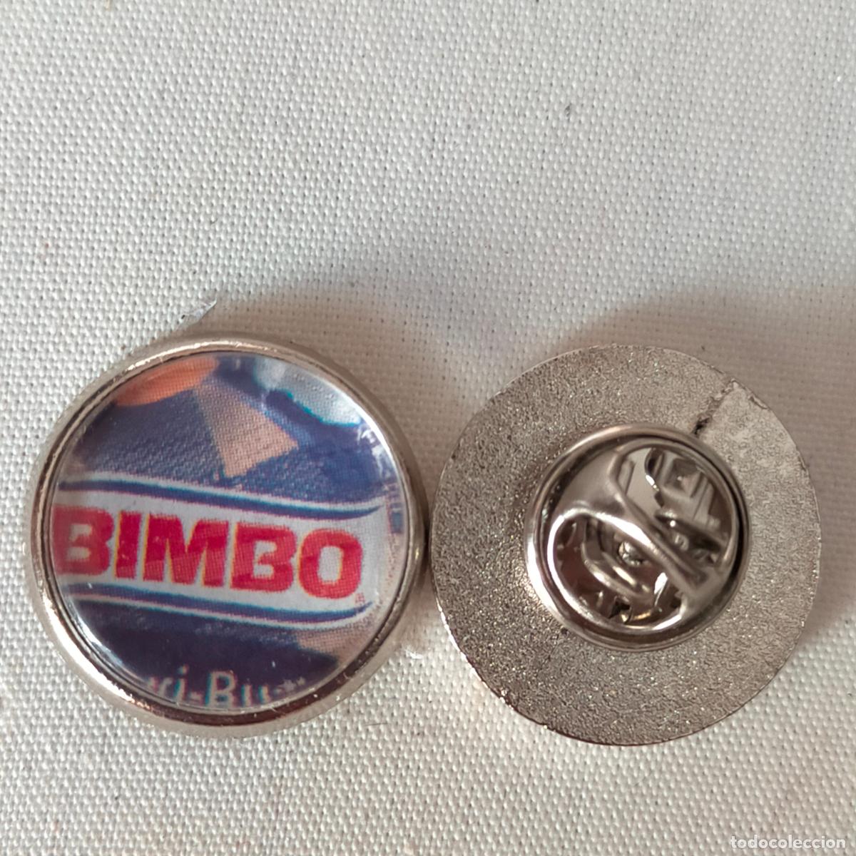 Sammlung von Pins: PIN REDONDO METAL - publicitario DULCES Y PAN DE MOLDE MARCA BIMBO