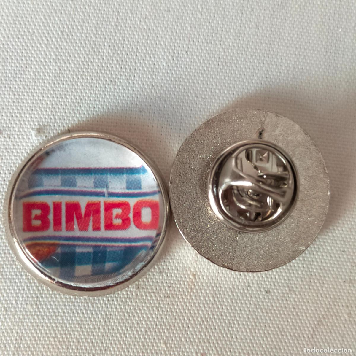 Pins de cole&ccedil;&atilde;o: PIN REDONDO METAL - publicitario DULCES Y PAN DE MOLDE MARCA BIMBO