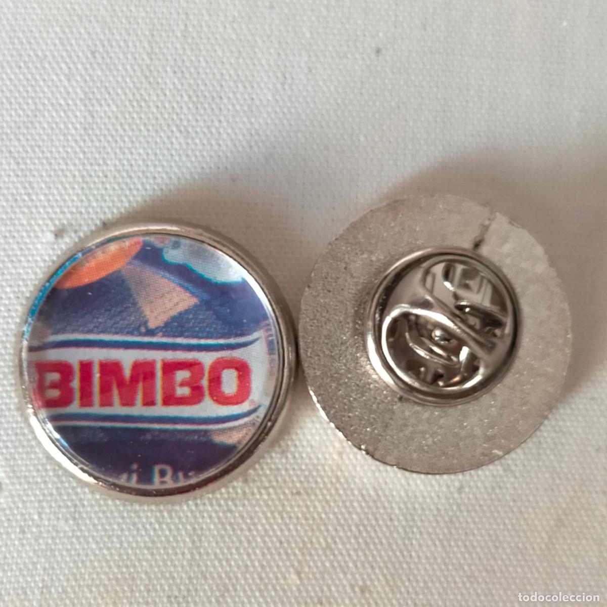 Sammlung von Pins: PIN REDONDO METAL - publicitario DULCES Y PAN DE MOLDE MARCA BIMBO