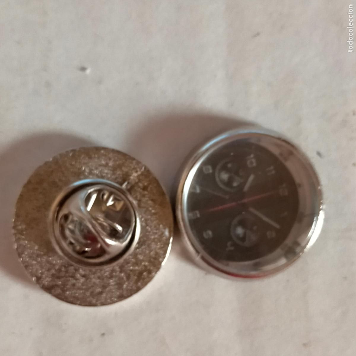 Pins e Spille di collezione: PIN REDONDO METAL - publicitario CON IMAGEN DE LA ESFERA DE UN RELOJ , VER MAS MODELOS
