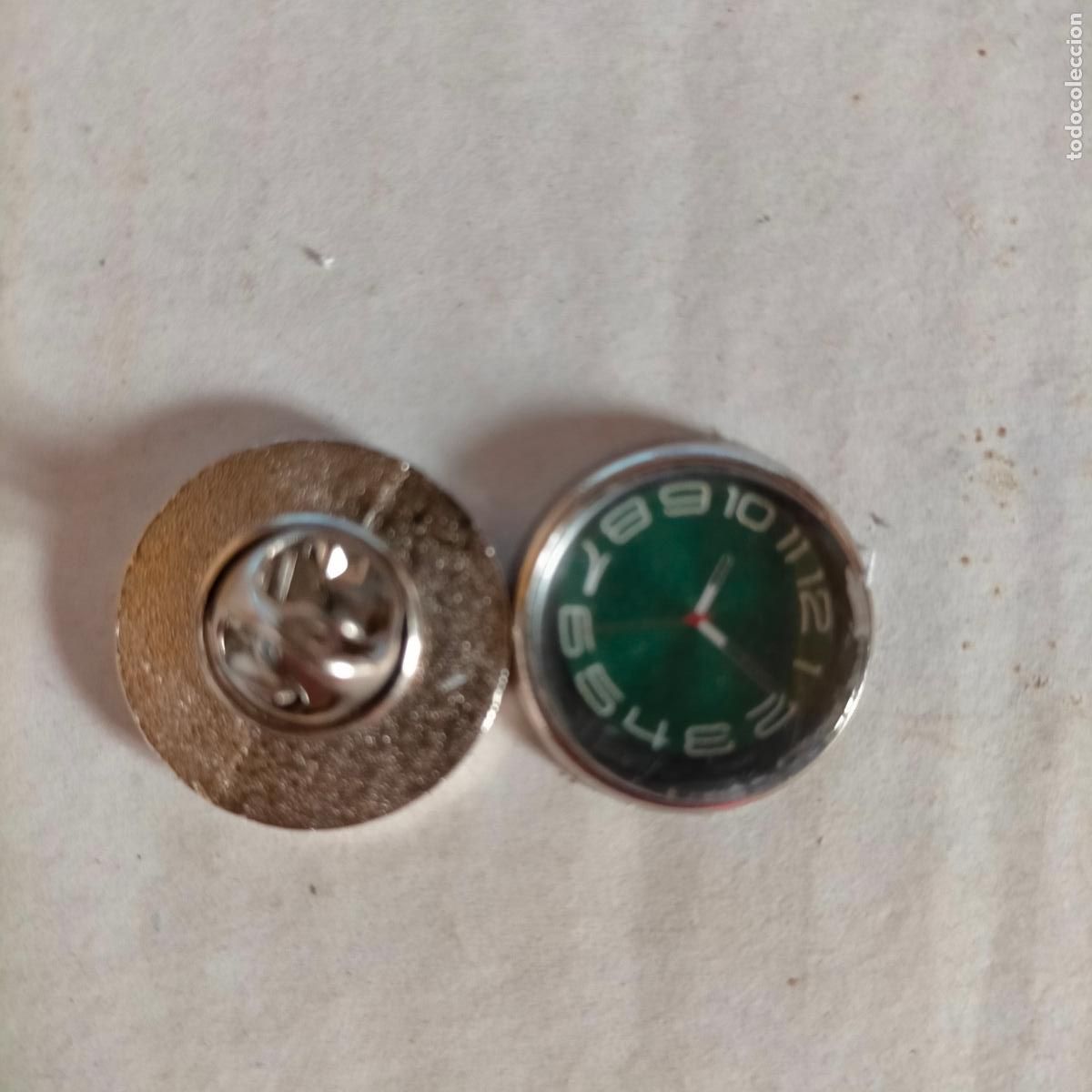 Pins e Spille di collezione: PIN REDONDO METAL - publicitario CON IMAGEN DE LA ESFERA DE UN RELOJ , VER MAS MODELOS