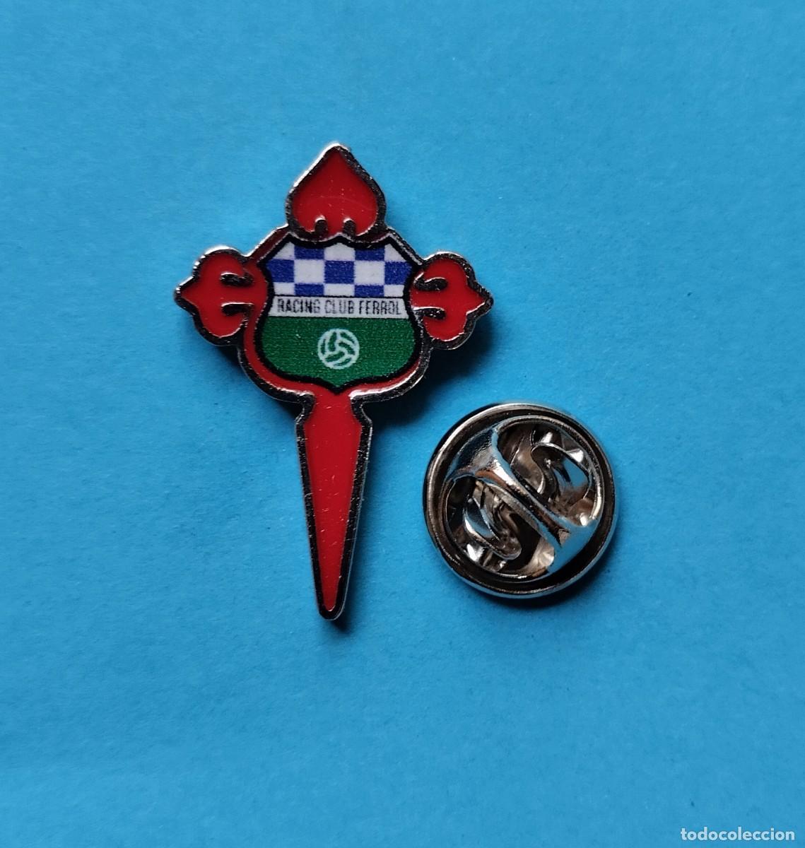 Pins de colecci&oacute;n: PIN FUTBOL - ESCUDO DEL RACING FERROL