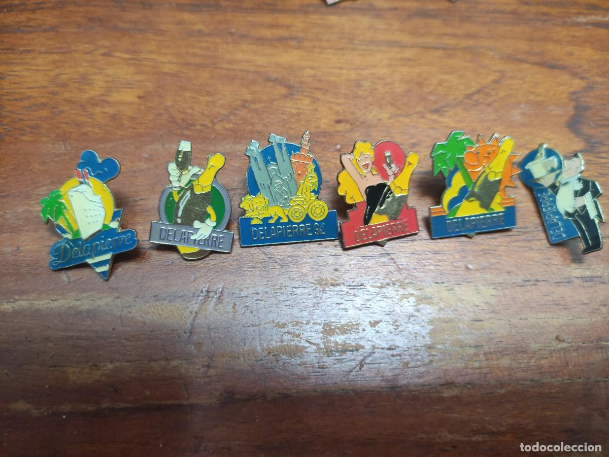 Pins de colecci&oacute;n: Lote pins 6 Delapierre