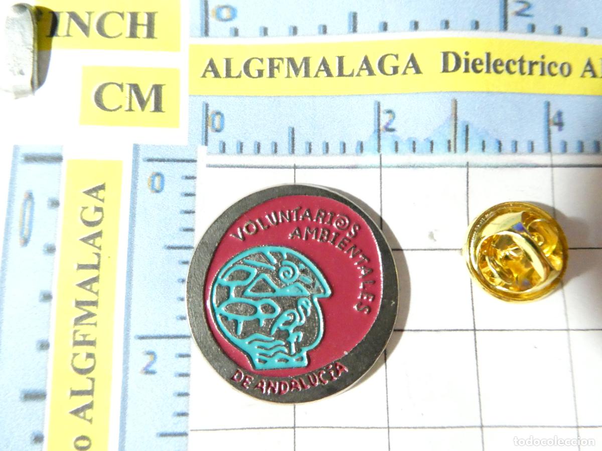 Pins e Spille di collezione: PIN DE NATURALEZA ECOLOG&Iacute;A. VOLUNTARIOS AMBIENTALES DE ANDALUC&Iacute;A