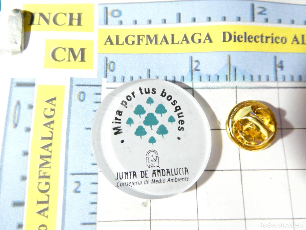 Pins de colecci&oacute;n: PIN DE NATURALEZA ECOLOG&Iacute;A. MIRA POR TUS BOSQUES JUNTA DE ANDALUC&Iacute;A