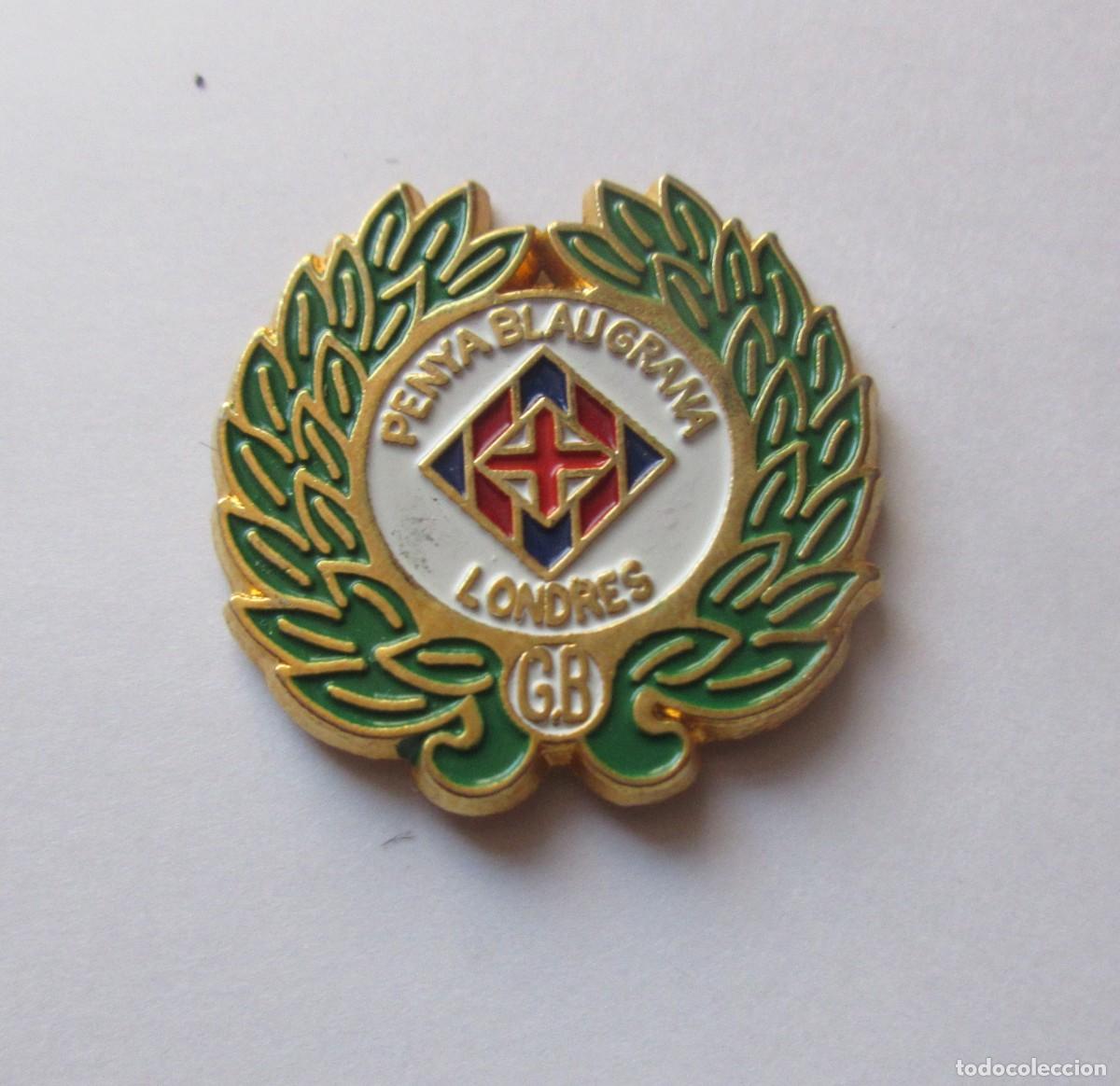 Pins de cole&ccedil;&atilde;o: Antiguo pin's de la pe&ntilde;a Barcelonista de Londres es la original