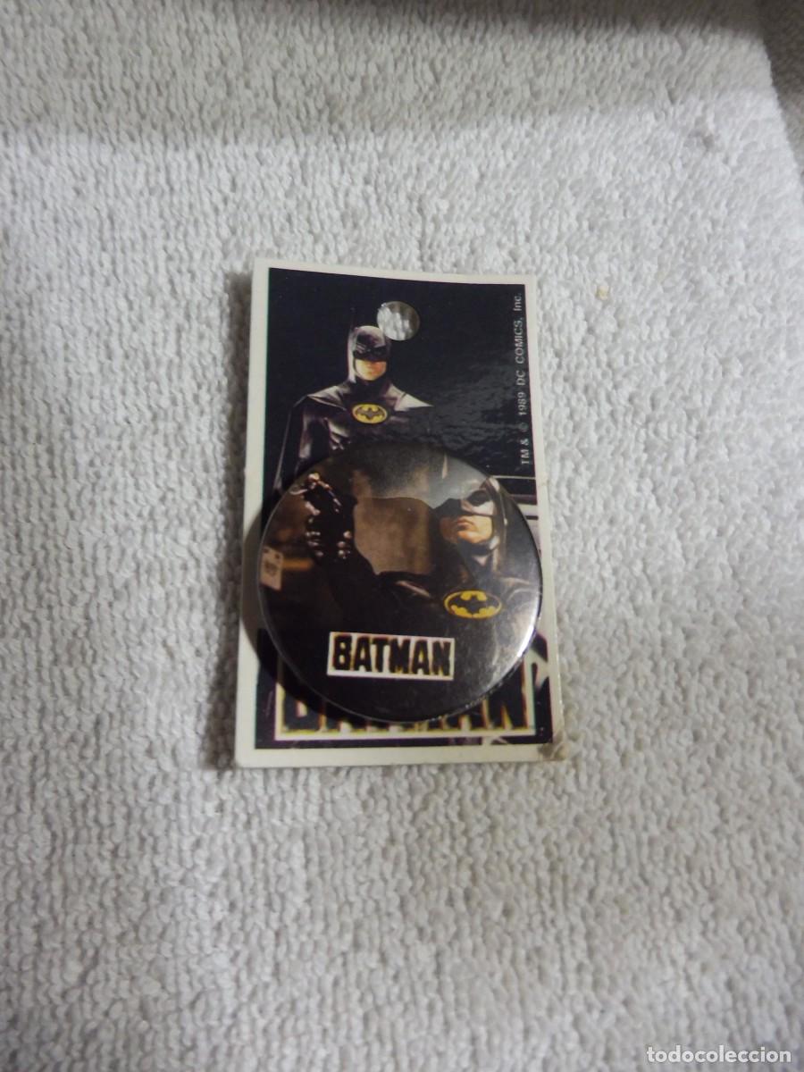 Pins de colecci&oacute;n: Chapa de alfiler en blister original de Batman, 1989 DC Comics