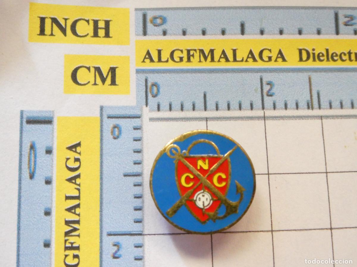 Collection pins: ANTIGUA INSIGNIA BROCHE SOLAPA. CNC CLUB NATACI&Oacute;N EL CANDADO M&Aacute;LAGA. NO PIN