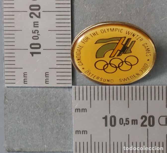 Pins de colecci&oacute;n: PIN. CANDIDATE FOR THE OLYMPIC WINTER GAMES. OSTERSUND SWEDEN 2002