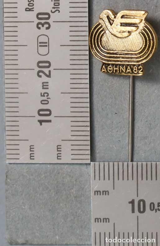 Pin's de collection: PIN. ATENAS CAMPEONATO EUROPE 1982. ALFILER