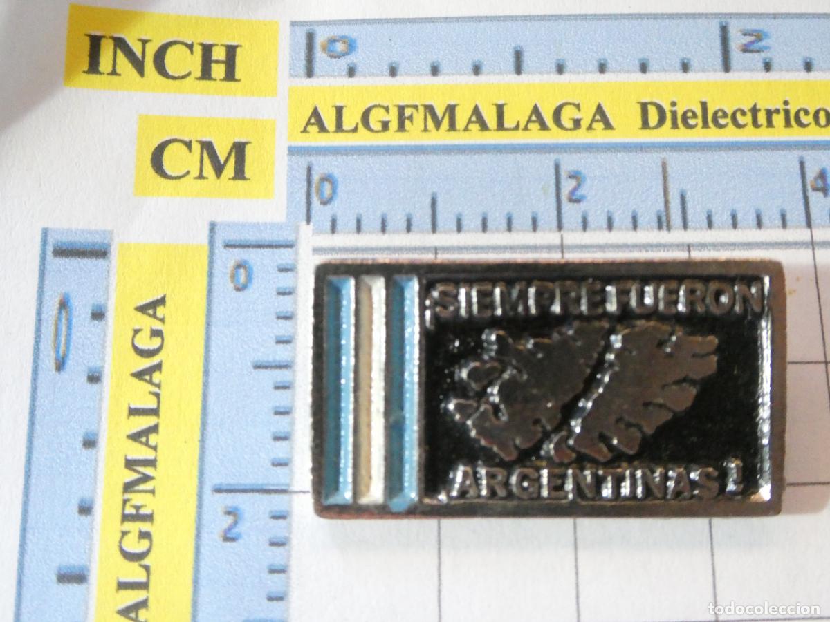 Pins e Spille di collezione: INSIGNIA BROCHE. POL&Iacute;TICO SINDICAL. ISLAS MALVINAS SIEMPRE FUERON ARGENTINAS. NO PIN