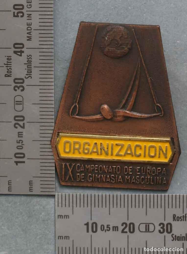 Sammlung von Pins: PIN. INSIGNIA. ACREDITACION ORGANIZACION. IX CAMPEONATO DE EUROPA DE GIMNASIA DEPORTIVA