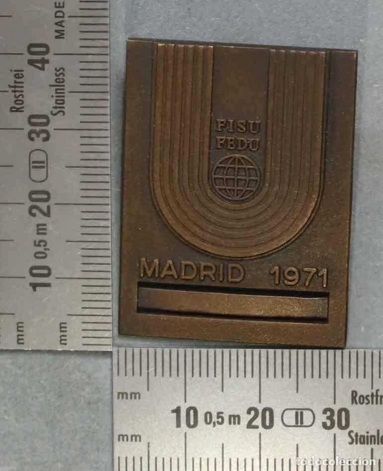 Pins de colecci&oacute;n: PIN. INSIGNIA. FISU FEDU. MADRID. 1971