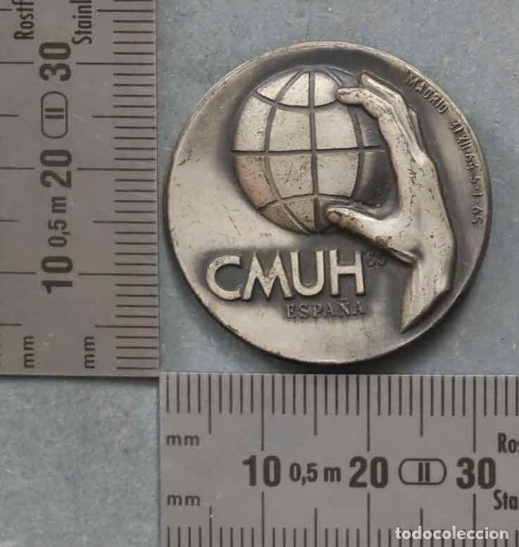 Pins de colecci&oacute;n: PIN. INSIGNIA. CMUH CAMPEONATO BALONMANO MADRID 1965