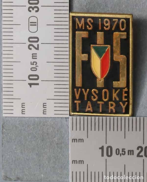 Pin's de collection: PIN. FIS MS 1970. VYSOKE TATRY