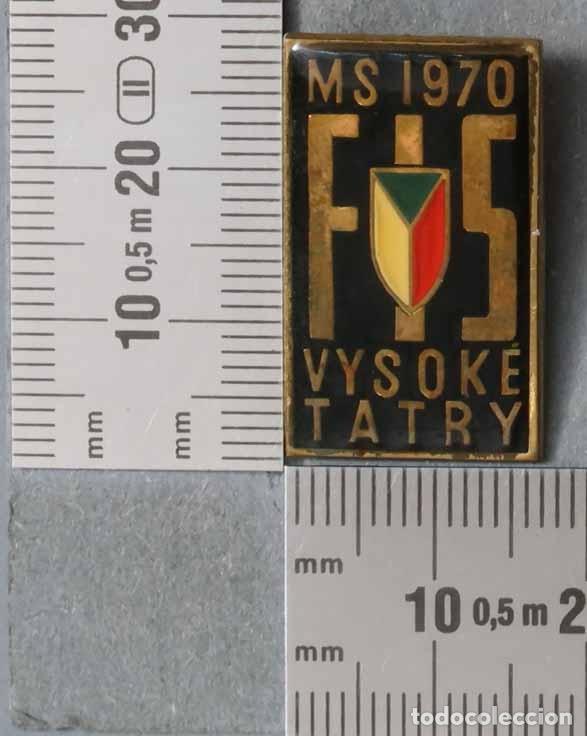 Pins de colecci&oacute;n: PIN. MS 1970 FIS VYSOKE TATRY