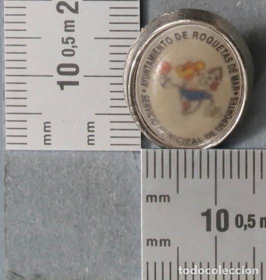 Pins de colecci&oacute;n: PIN. AYTO ROQUETA DE MAR. SEVICIO MUNICIPAL DE DEPORTES