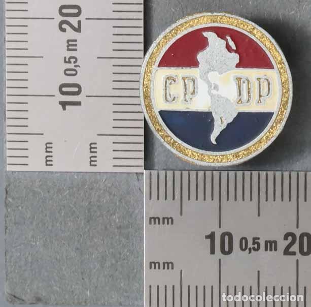 Pins de colecci&oacute;n: PIN. INSIGNIA CPDP. CHILE - Foto 1