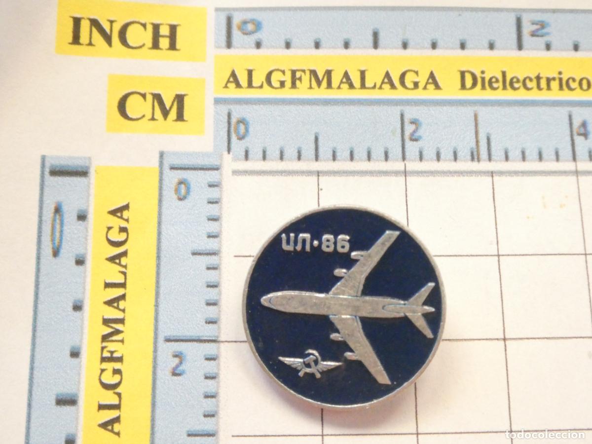 Pin's de collection: INSIGNIA AERON&Aacute;UTICA AVIACI&Oacute;N. AEROL&Iacute;NEAS AEROFLOT LINEAS AEREAS RUSIA ILYUSHIN 86
