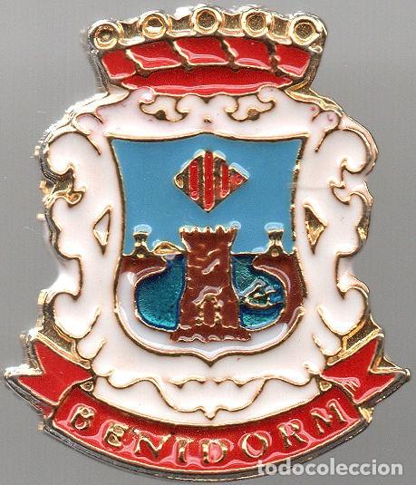 Pins de colecci&oacute;n: PINS ESCUDOS HERALDICOS MUNICIPIOS ESPA&Ntilde;A - BENIDORM - ALICANTE / ALACANT