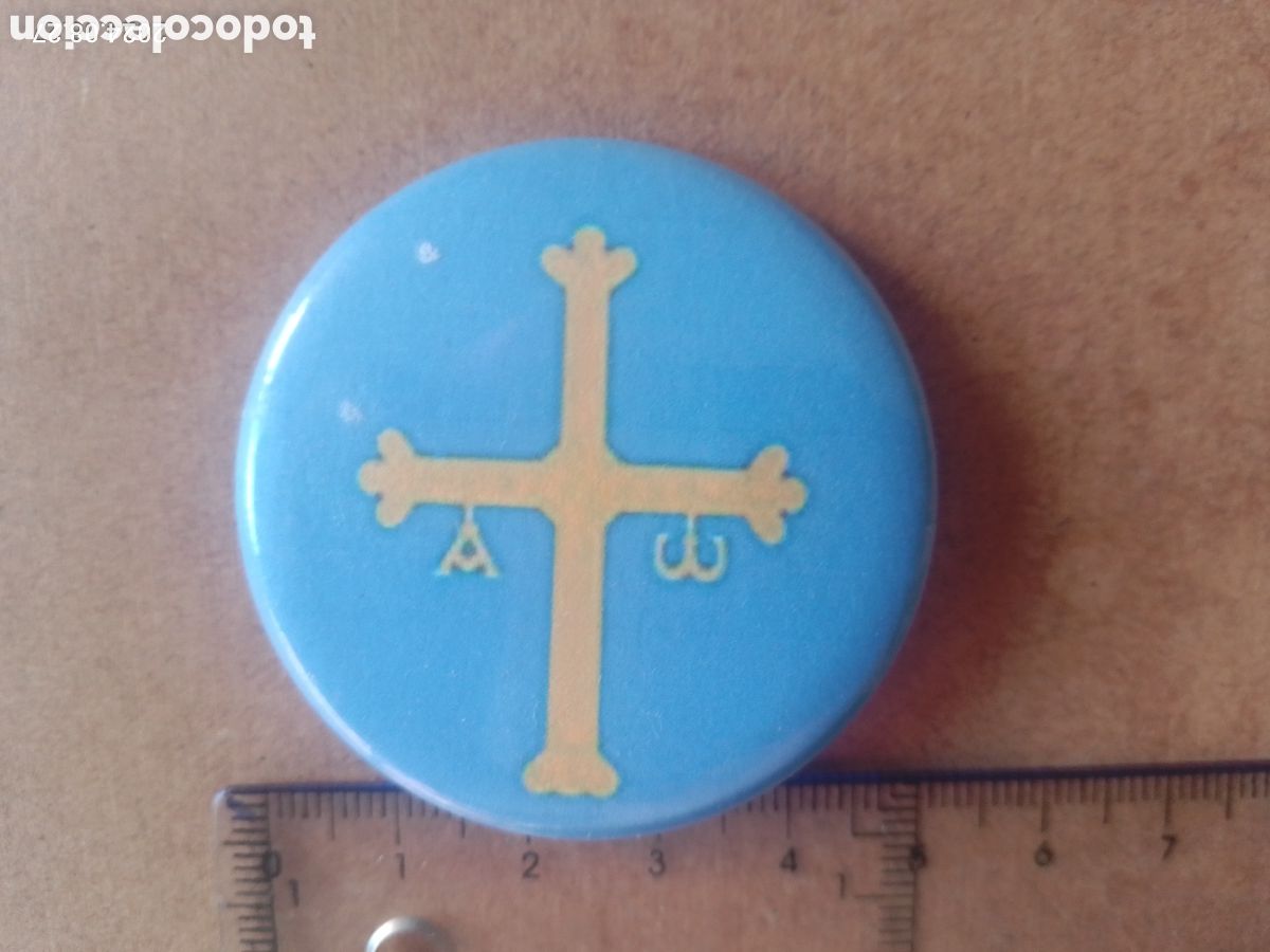 Pins de colecci&oacute;n: ASTURIAS - CHAPA - BANDERA - CRUZ