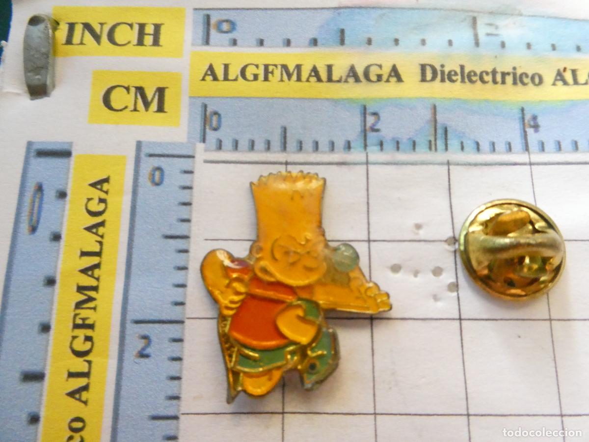 Pins de cole&ccedil;&atilde;o: PIN DE DIBUJOS ANIMADOS. BART SIMPSON TIRACHINAS