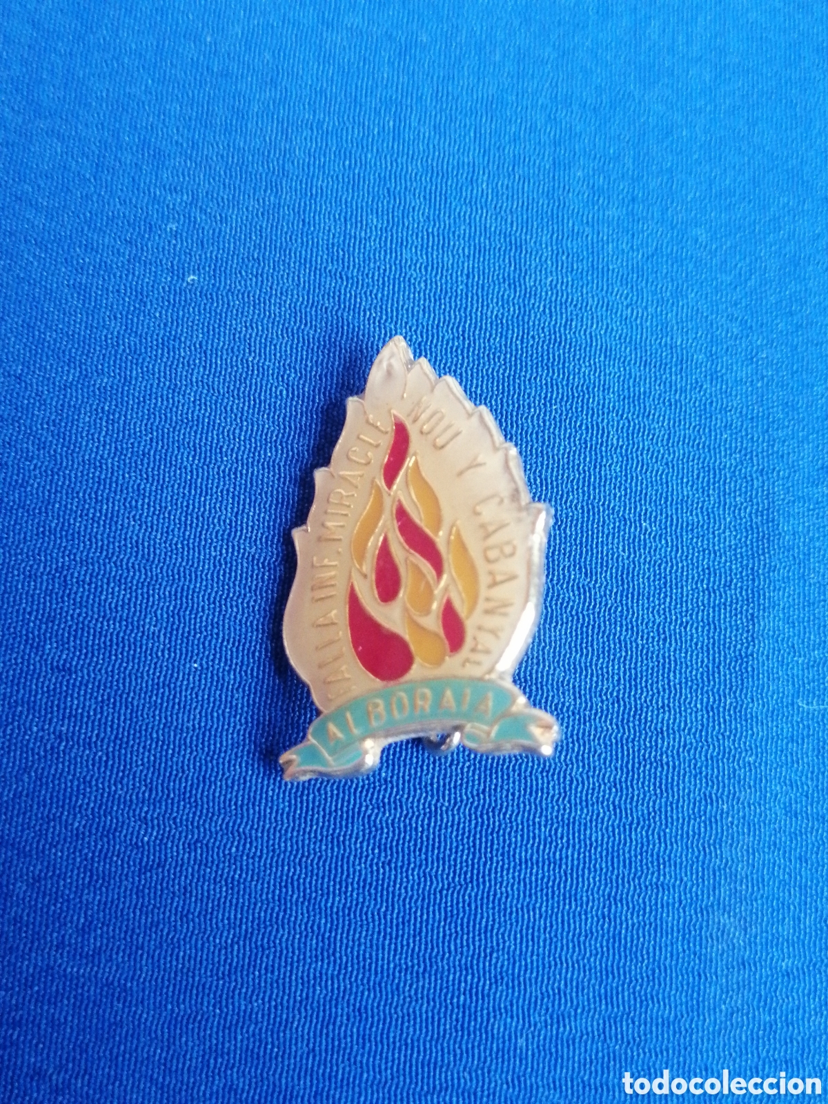 Pins e Spille di collezione: FALLA EL MIRACLE NOU Y CABA&Ntilde;AL (INFANTIL) ALBORAYA INSIGNIA DE ALFILER