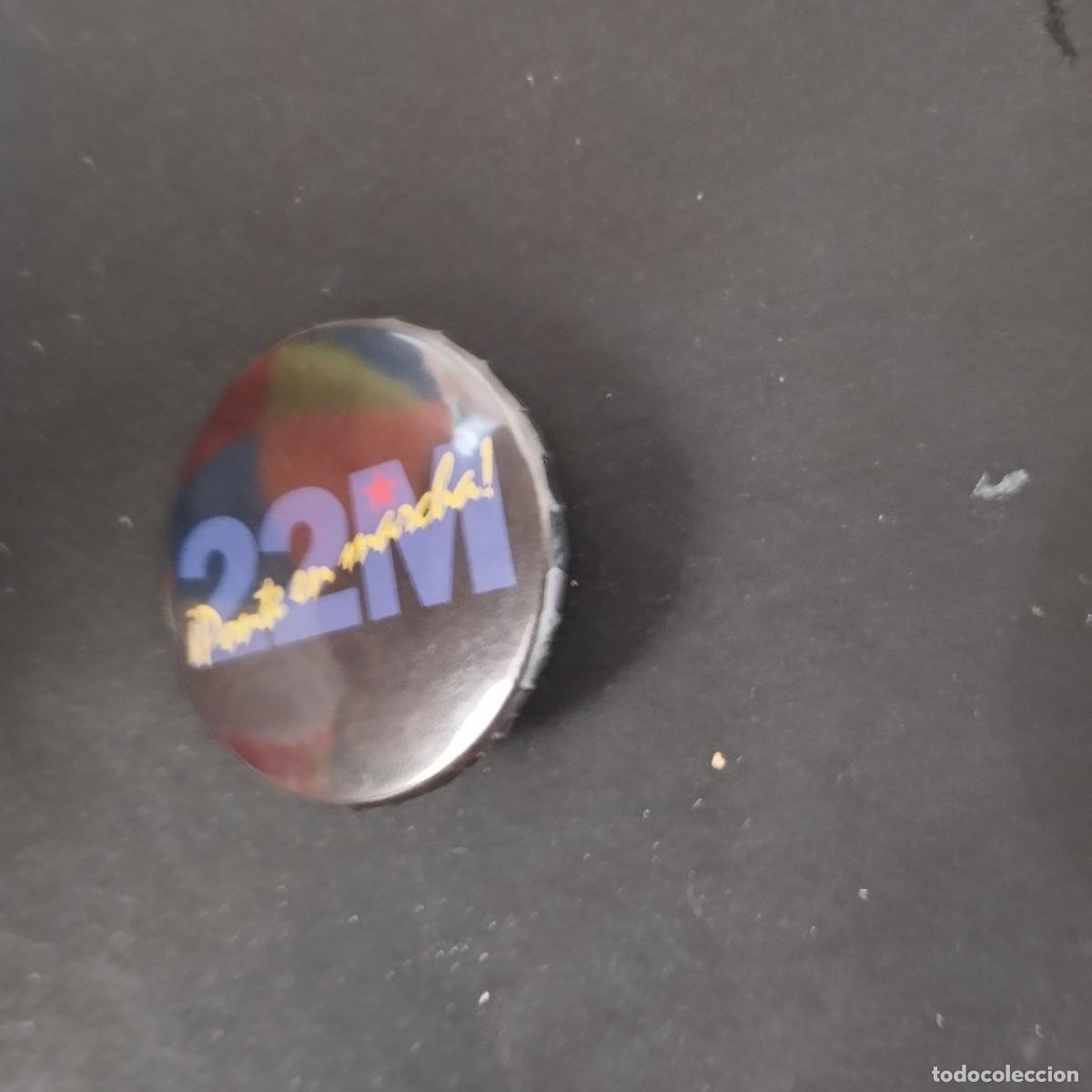 Pin's de collection: ANTIGUA CHAPA IMPERDIBLE - 22 M PONTE EN MARCHA - LA DE LA FOTO VER TODOS MIS LOTES
