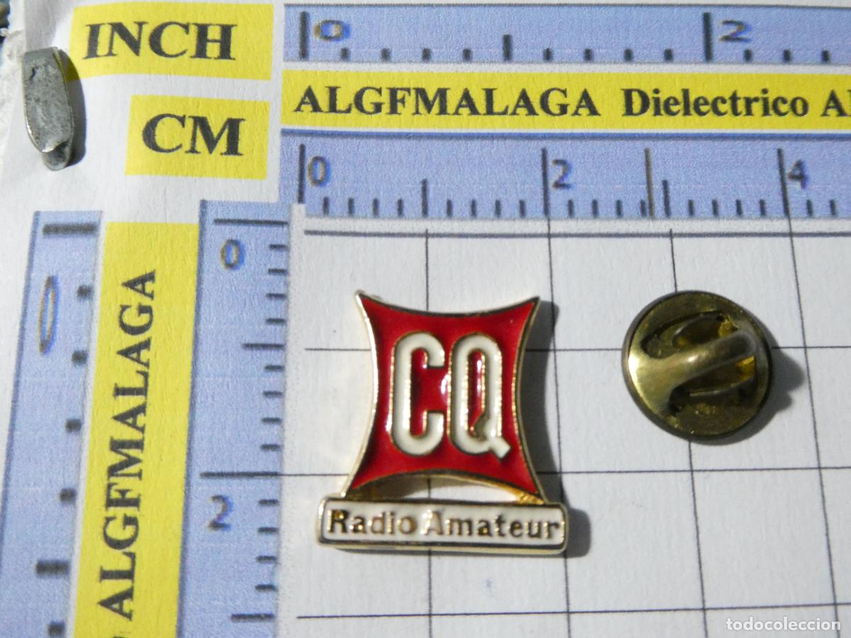 Pins de cole&ccedil;&atilde;o: PIN DE RADIO TELEVISI&Oacute;N. CQ RADIO AMATEUR REVISTA