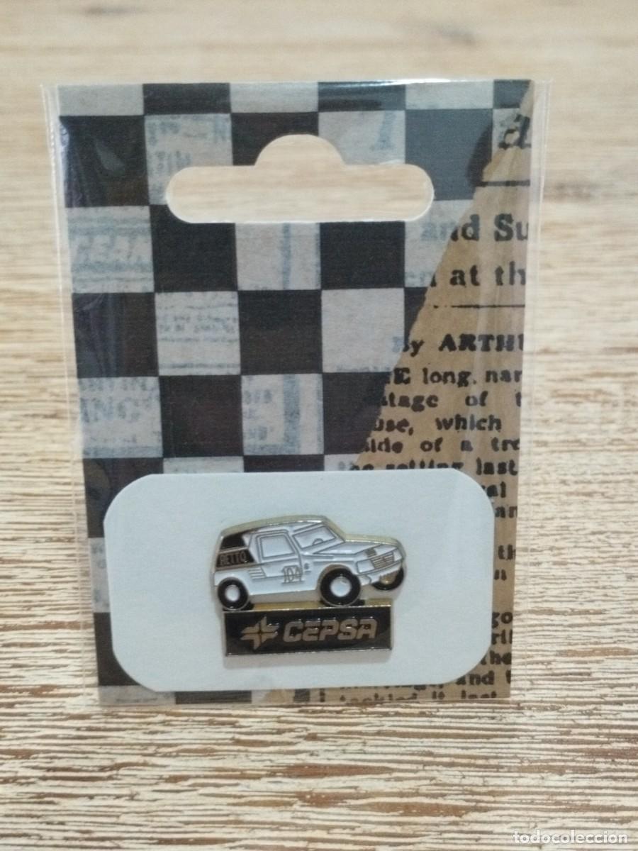 Pins de colecci&oacute;n: Pin Coche Blanco - Cepsa - - Foto 1