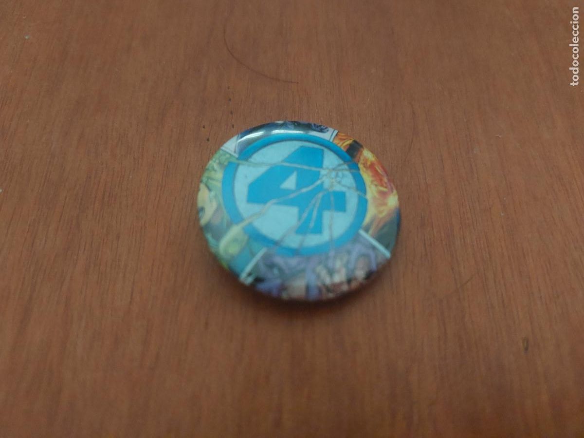 Pins de colecci&oacute;n: CUATRO FANT&Aacute;STICOS. COMIC. CHAPA. PIN. 3,1 CM. MET&Aacute;LICA POR DETR&Aacute;S. SIN USO. DIFICIL