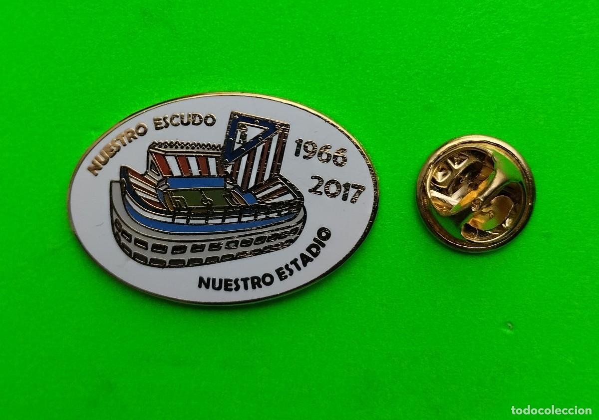 Pins de colecci&oacute;n: PIN - FUTBOL - ATLETICO DE MADRID - HOMENAJE AL ESTADIO VICENTE CALDERON - BLANCO