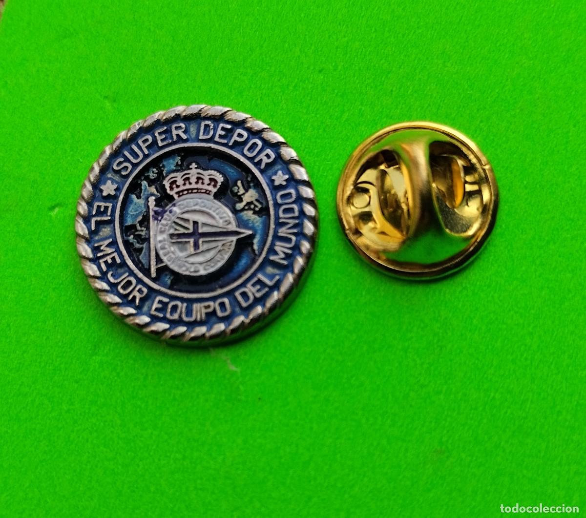 Pins de colecci&oacute;n: PIN - FUTBOL - DEPORTIVO DE LA CORU&Ntilde;A - SUPERDEPOR - EL MEJOR EQUIPO DEL MUNDO